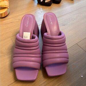 Cushion Purple Women's Mules